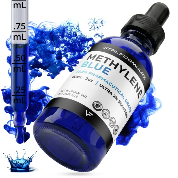 Methylene Blue Ultra 2% Solution | 60mL 2oz bottle