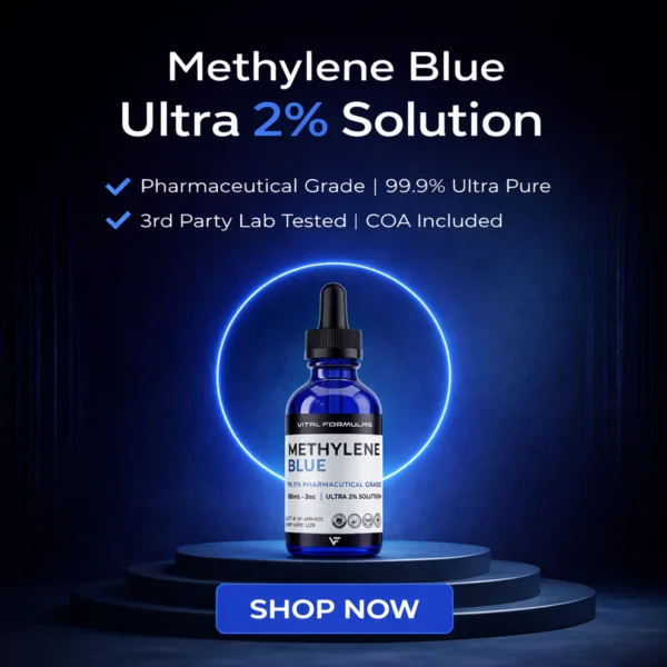 Methylene Blue Ultra 2% Solution | 60mL 2oz bottle